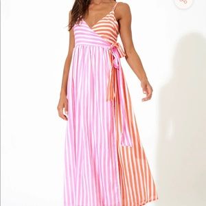 Oliphant wrap dress.